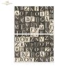seria Black & White - Czarny & Biały, geometyczne czarno-białe wzory, cyfry, litery*  Mulberry Decoupage Paper FPA2020 Black & White Series - Black & White, geometric black and white patterns, numbers, letters* Papel para decoupage Mulberr